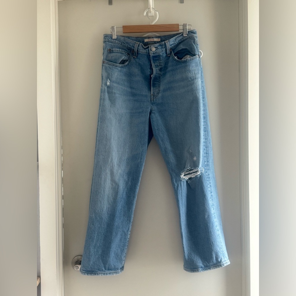 Levi's Light Blue Straight Leg Women's Jeans